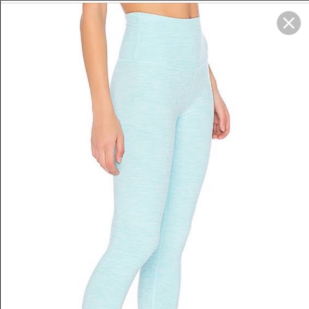Beyond yoga 7/8 High Waisted Tahitian teal Legging